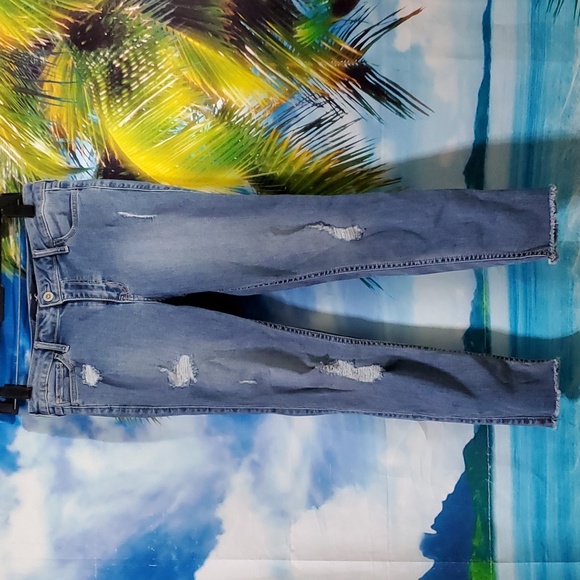 Hollister Denim - Hollister Mid - Rise Crop Super skinny Classic stretch denim women's siz…